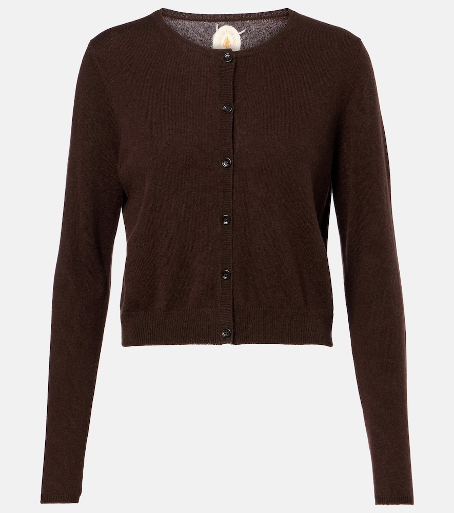 Jardin Des Orangers Wool And Cashmere Cardigan In Brown