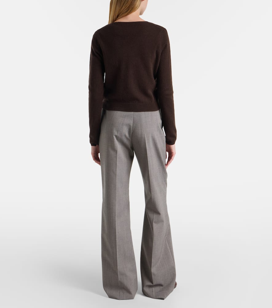Jardin Des Orangers Wool And Cashmere Cardigan In Brown