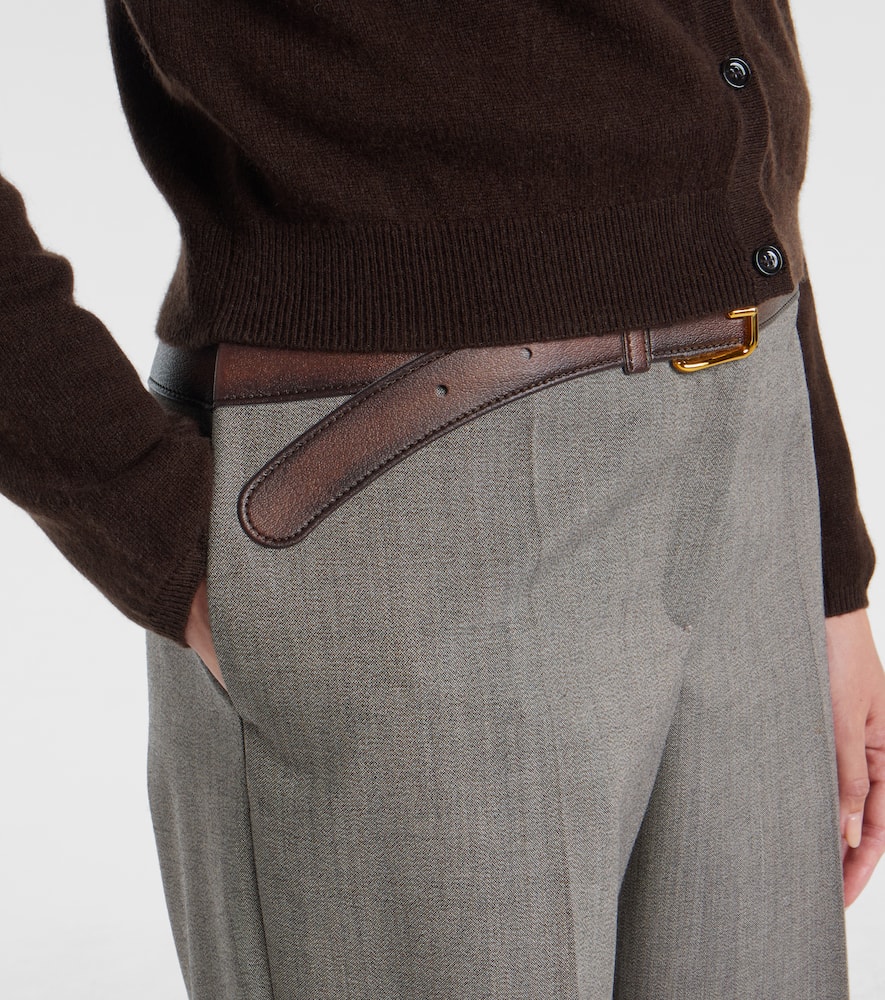 Jardin Des Orangers Wool And Cashmere Cardigan In Brown