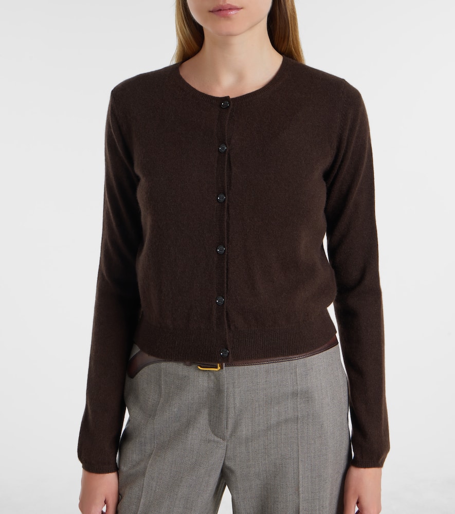Jardin Des Orangers Wool And Cashmere Cardigan In Brown