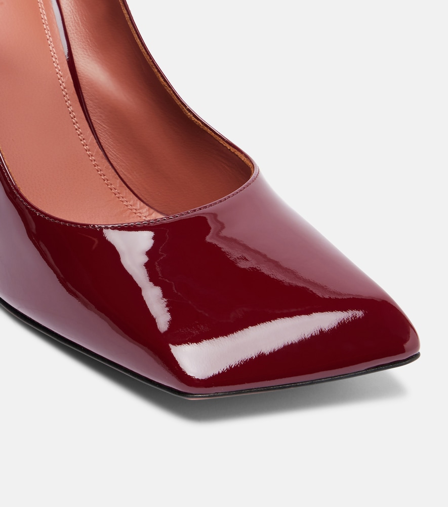  Amina Muaddi Amina Muaddi Mary-jane-pumps Charlotte 95 Aus Lackleder 