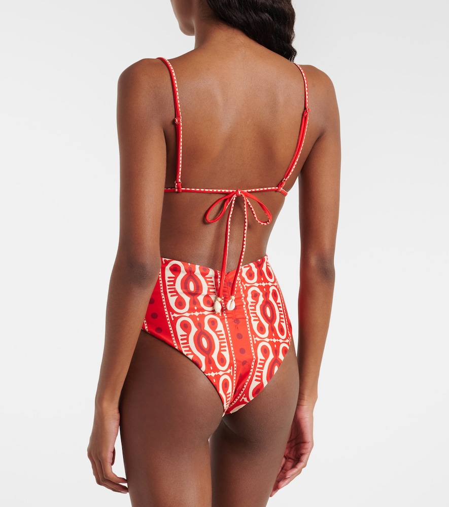 Printed Bikini Top