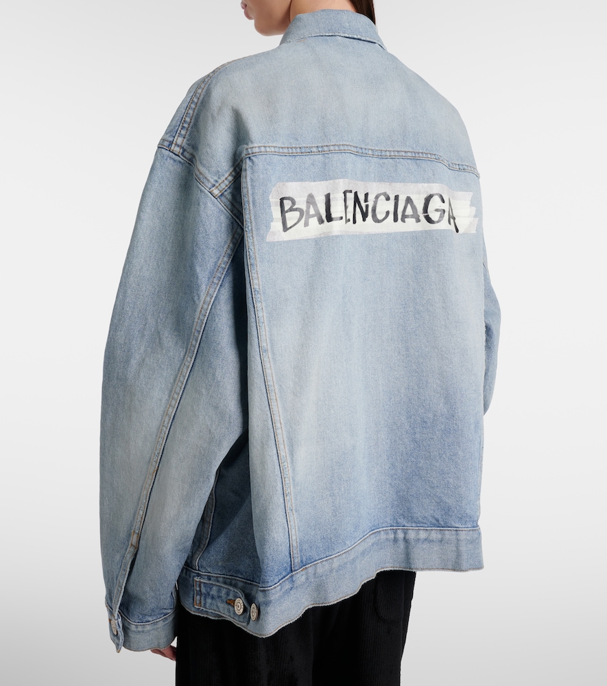  Balenciaga Balenciaga Logo Denim Jacket 