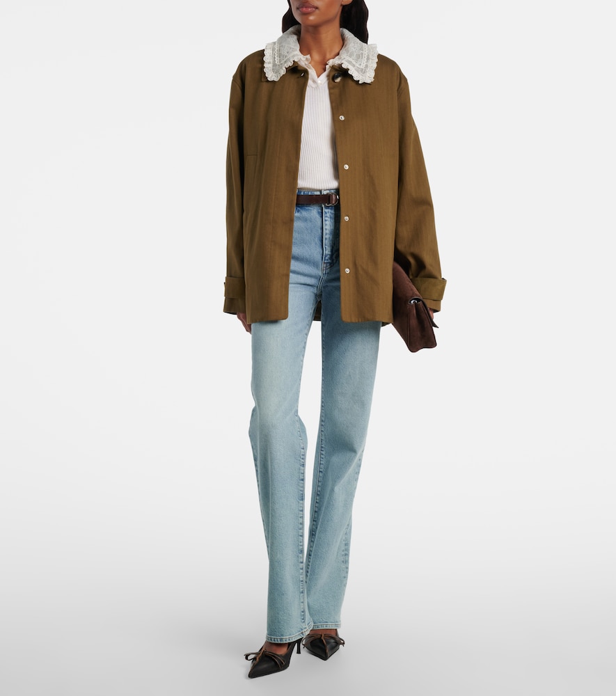Frame Arrow high-rise bootcut jeans