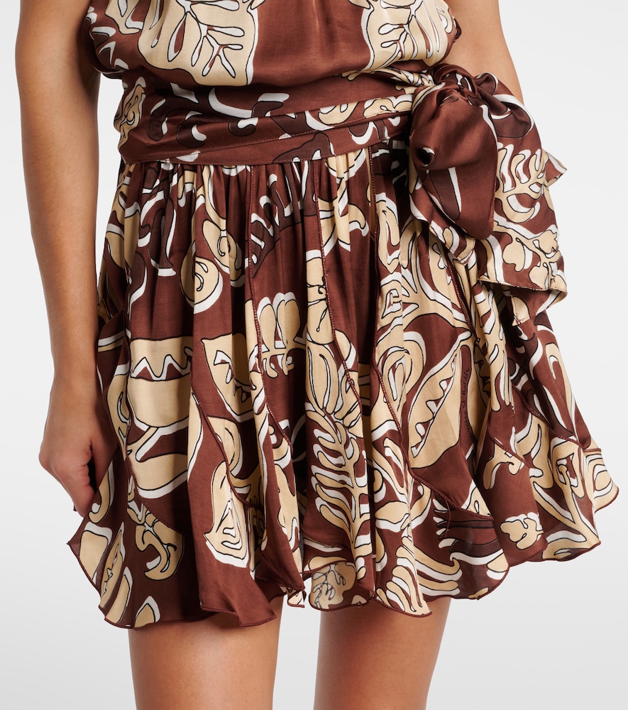 Poupette St Barth Poupette St Barth Bedrucktes Minikleid Bianca 