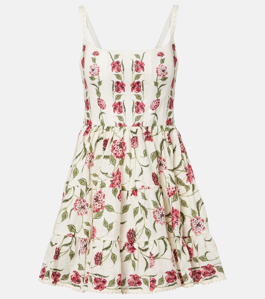 Agua By Agua Bendita Granadilla Quebrada Mini Dress In White