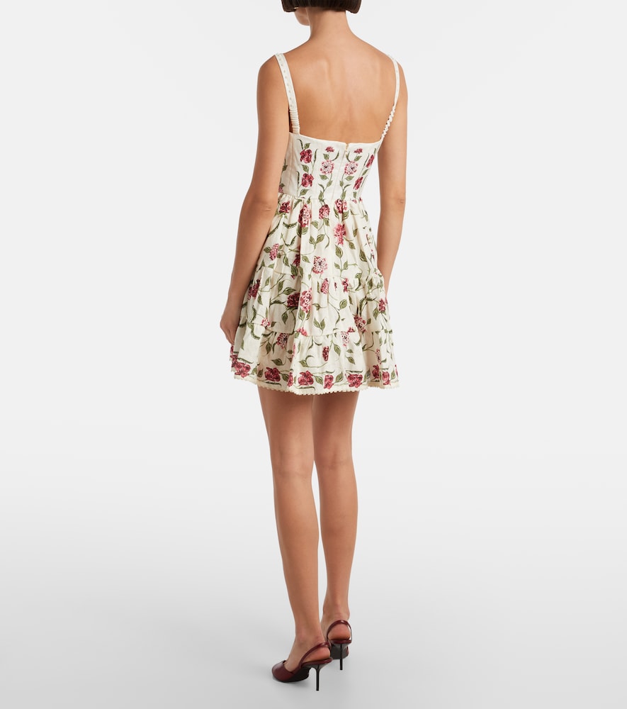 Agua By Agua Bendita Granadilla Quebrada Mini Dress In White