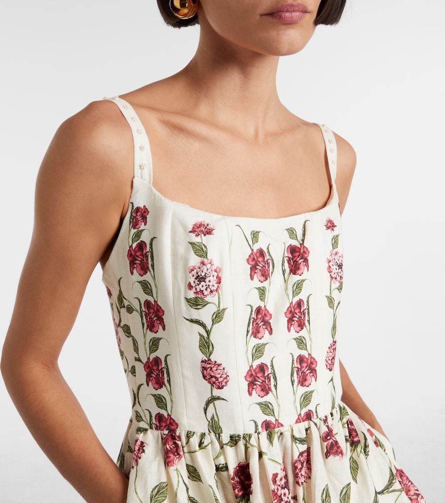 Agua By Agua Bendita Granadilla Quebrada Mini Dress In White