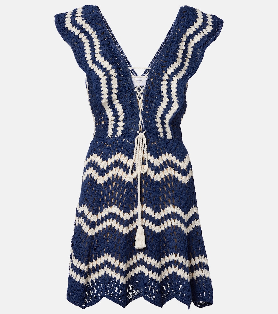 Anna Kosturova Melissa crochet cotton minidress