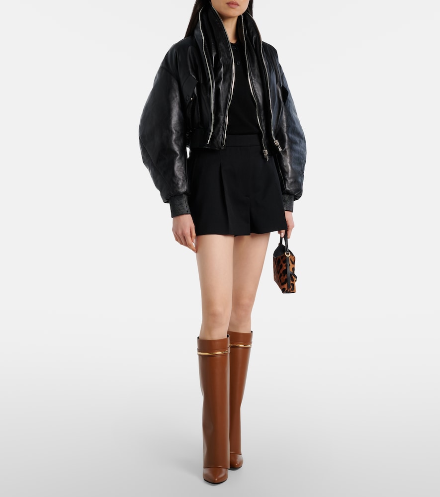 Shark Knee-High Boots