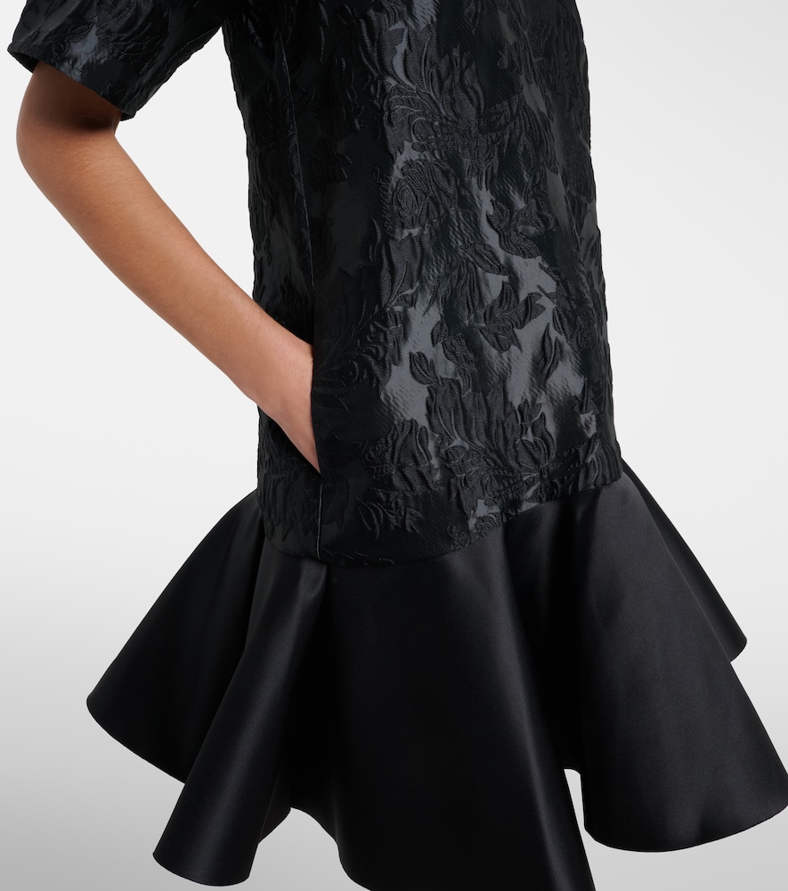  Ganni Ganni Minikleid Aus Satin-cloqué 