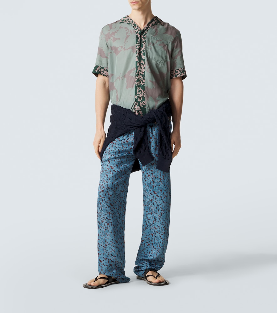  Dries Van Noten Dries Van Noten Printed Straight Pants 