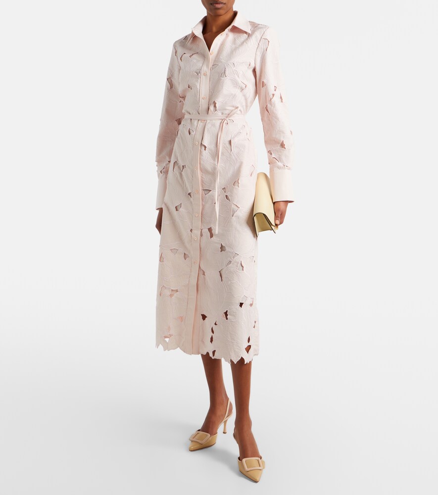 Erdem Guipure lace shirt dress
