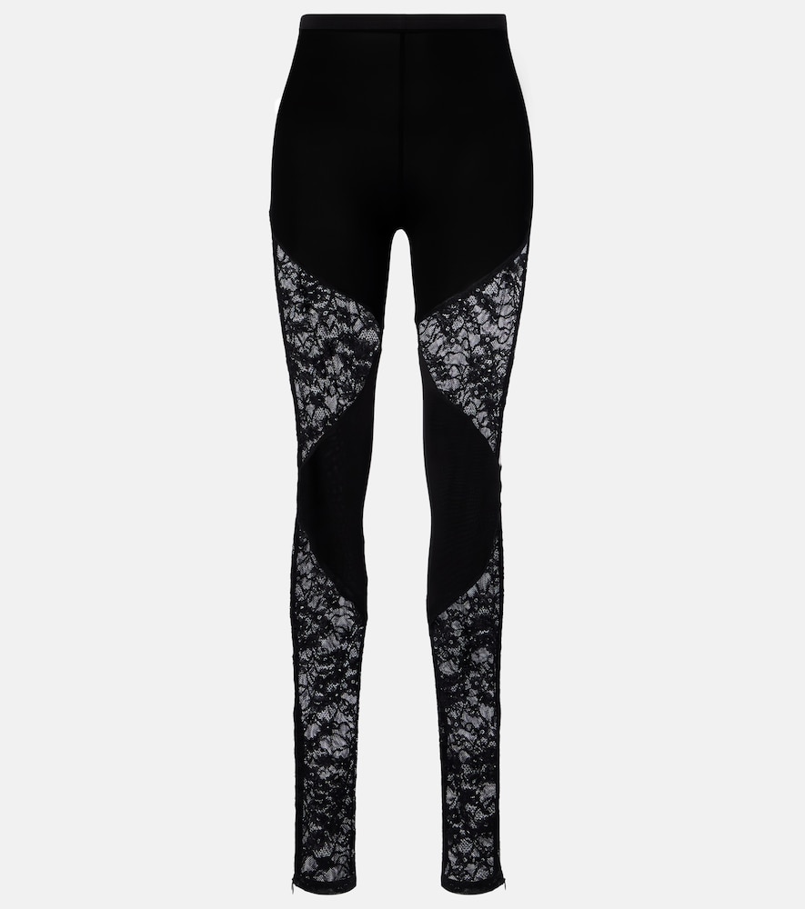 Nina Ricci Lace-trimmed legging