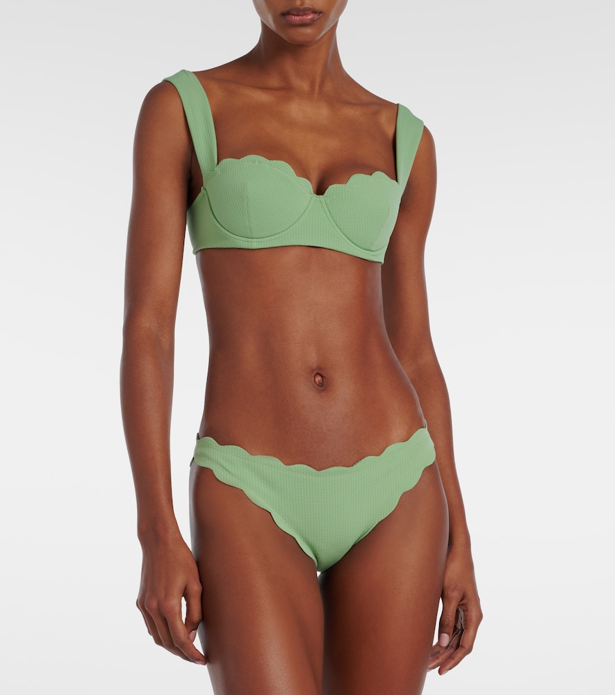 Marysia North scalloped bikini top