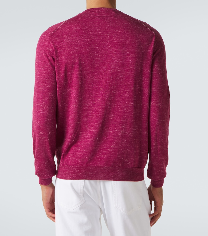  Zegna Zegna Pullover Aus Seide, Kaschmir Und Leinen 