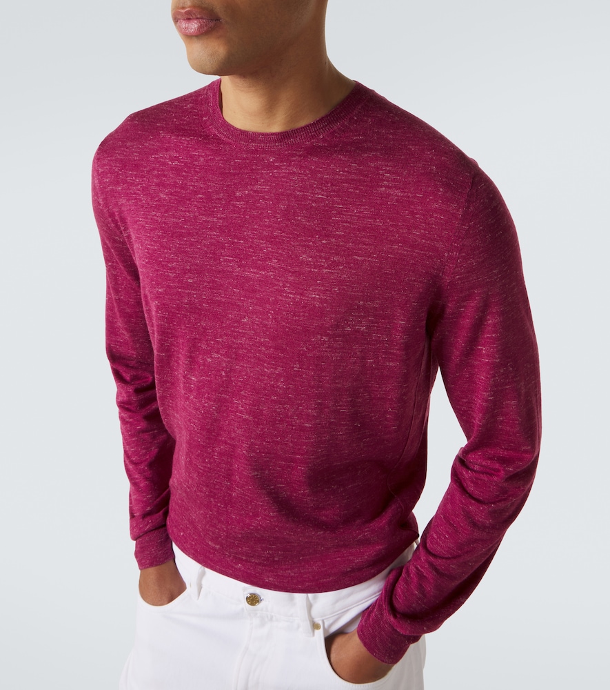  Zegna Zegna Pullover Aus Seide, Kaschmir Und Leinen 