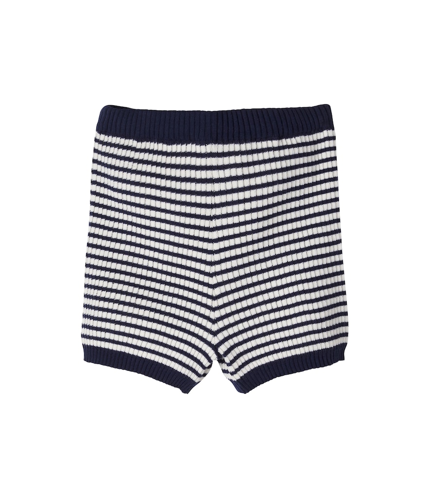 The New Society Azalea Ribbed Knit Cotton Shorts