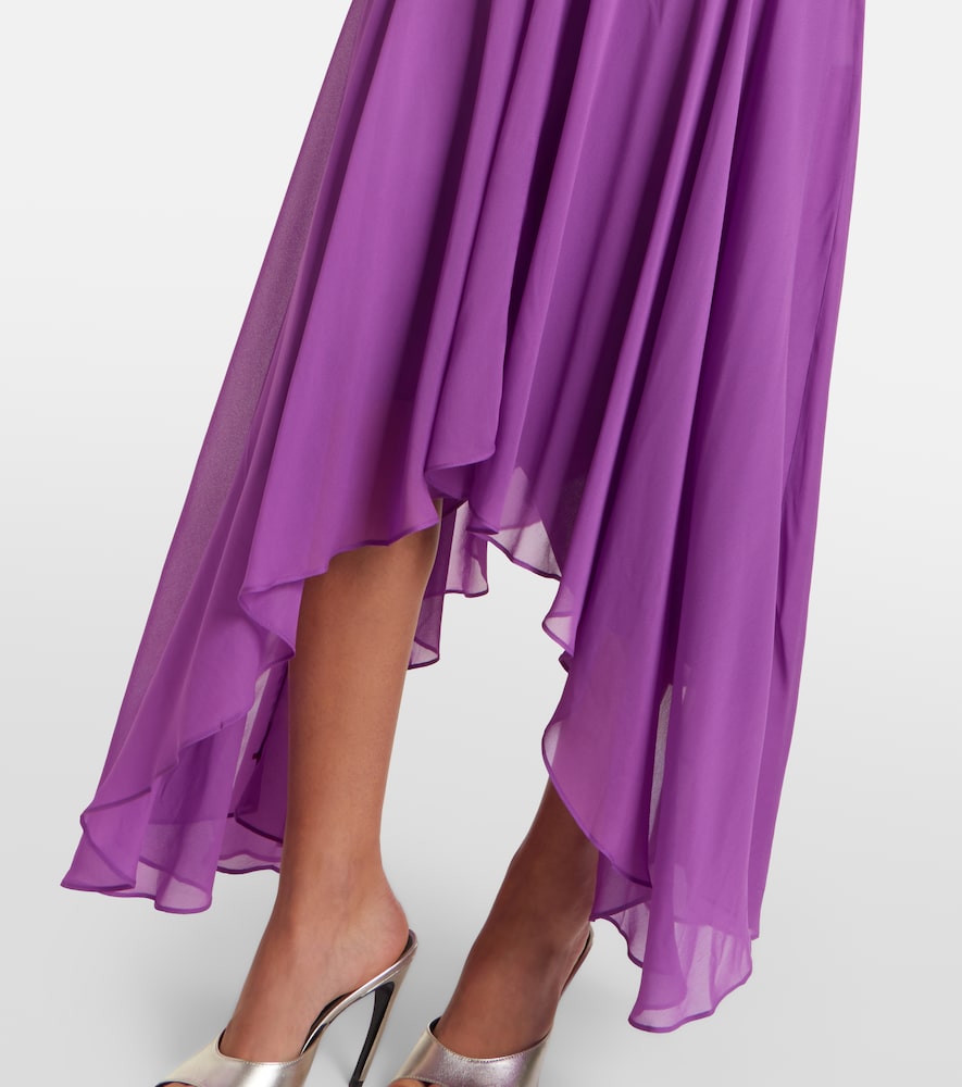  De La Vali De La Vali Midikleid Mystica Aus Georgette 