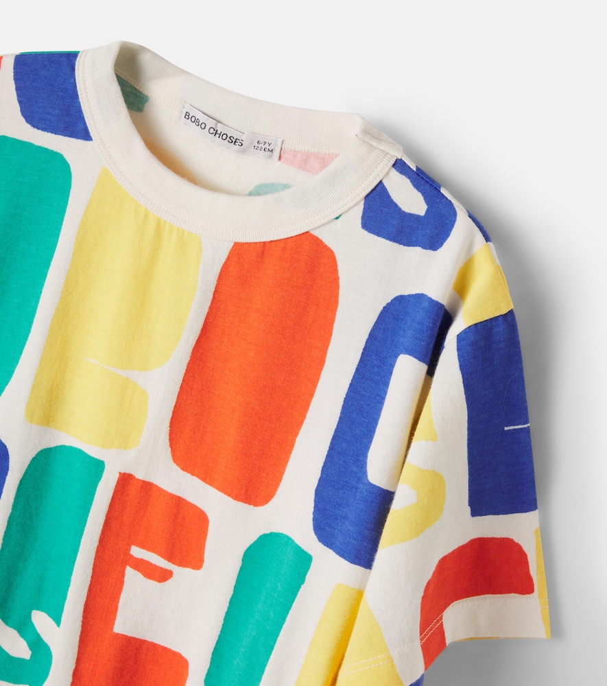  Bobo Choses Bobo Choses Logo Colorblock Cotton T-shirt 