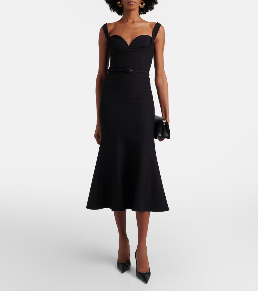 Roland Mouret Belted corset dress