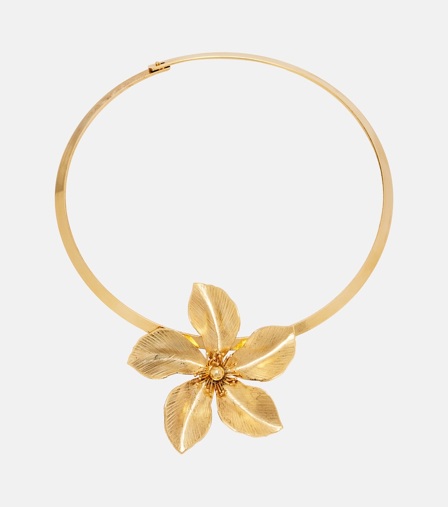 Jennifer Behr Keala floral pendant necklace