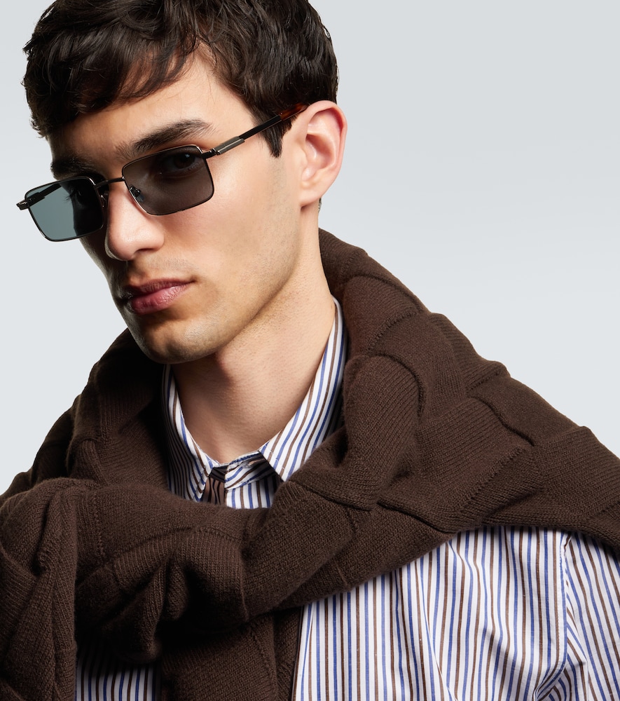  Bottega Veneta Bottega Veneta Classic Rectangular Sunglasses 