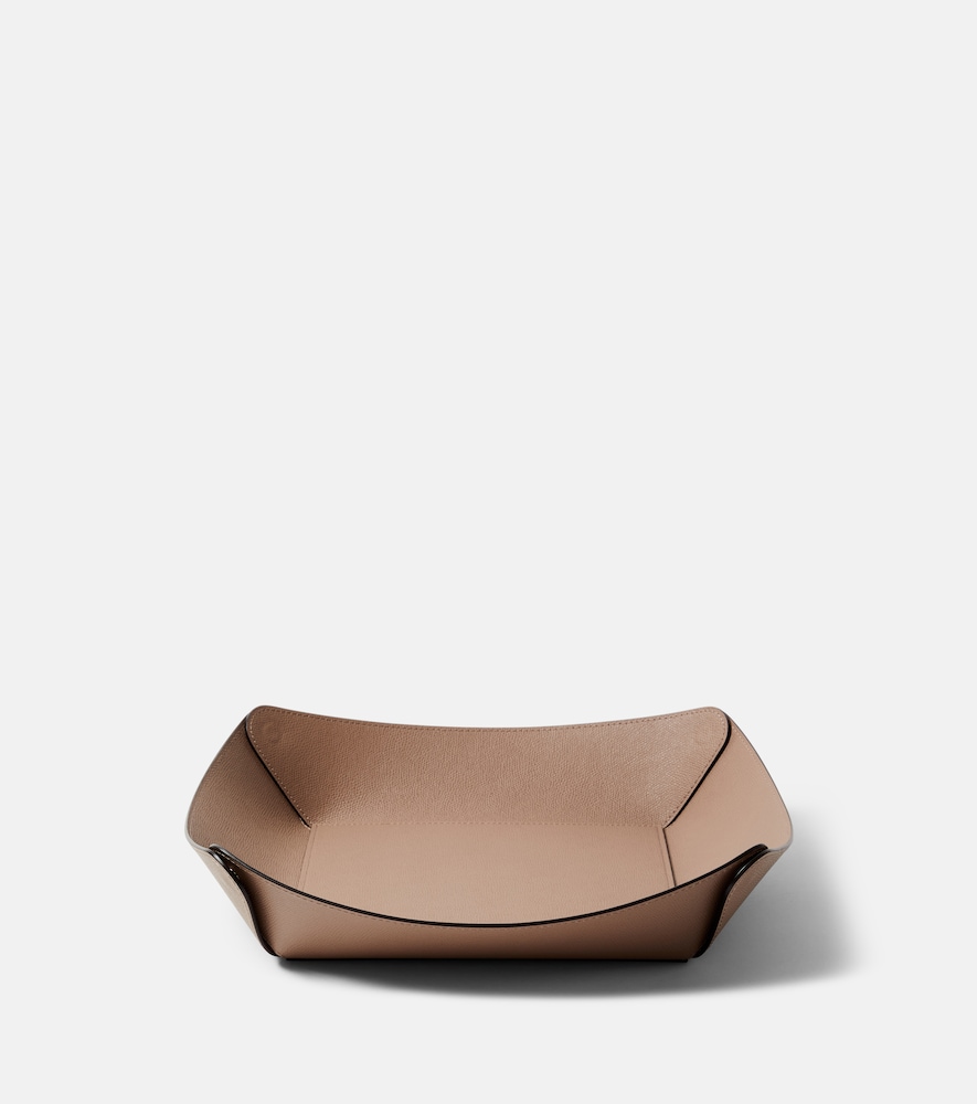 Giobagnara Unisex Grey Safran Large Leather Bowl - Mytheresa