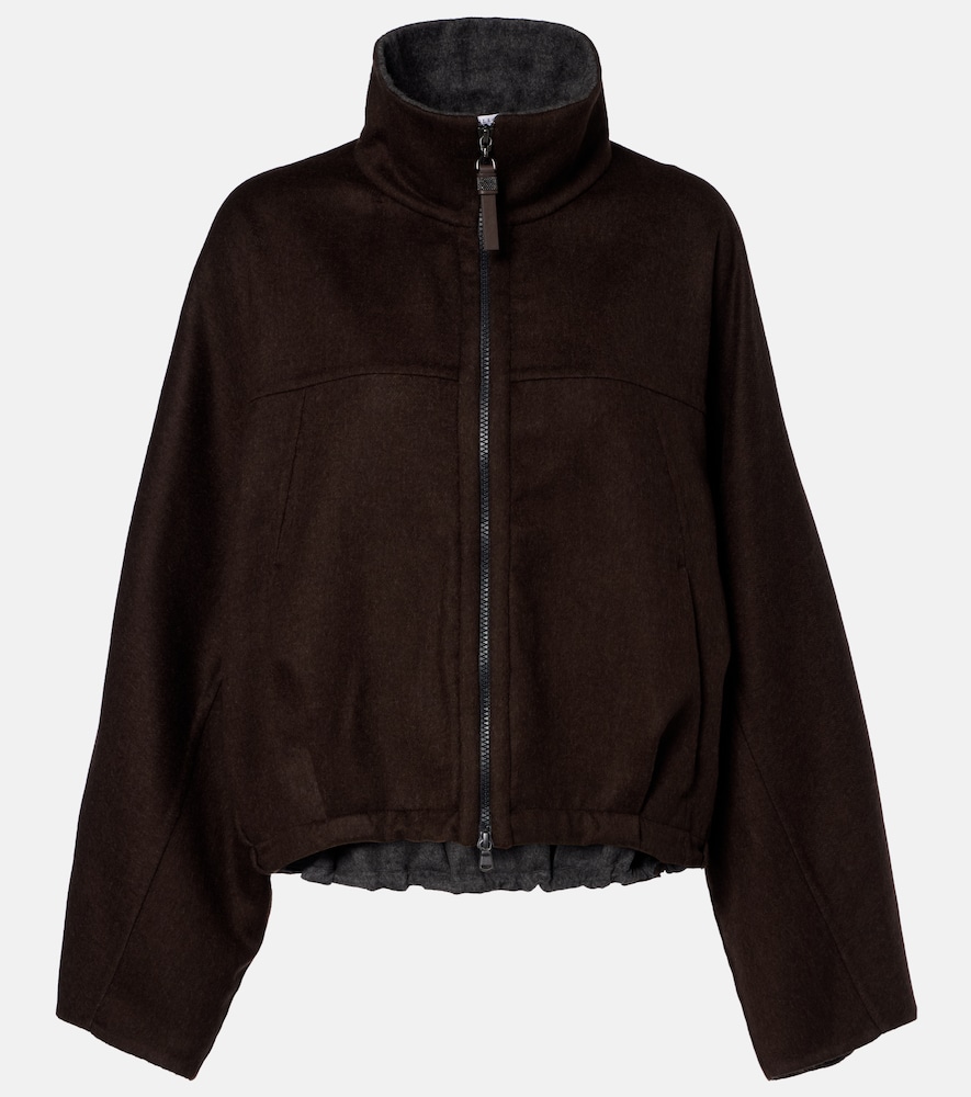 Jacke aus Schurwolle