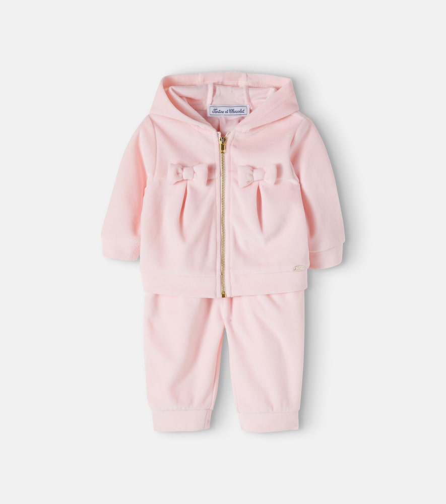 Baby Set aus Kapuzenjacke und Jogginghose