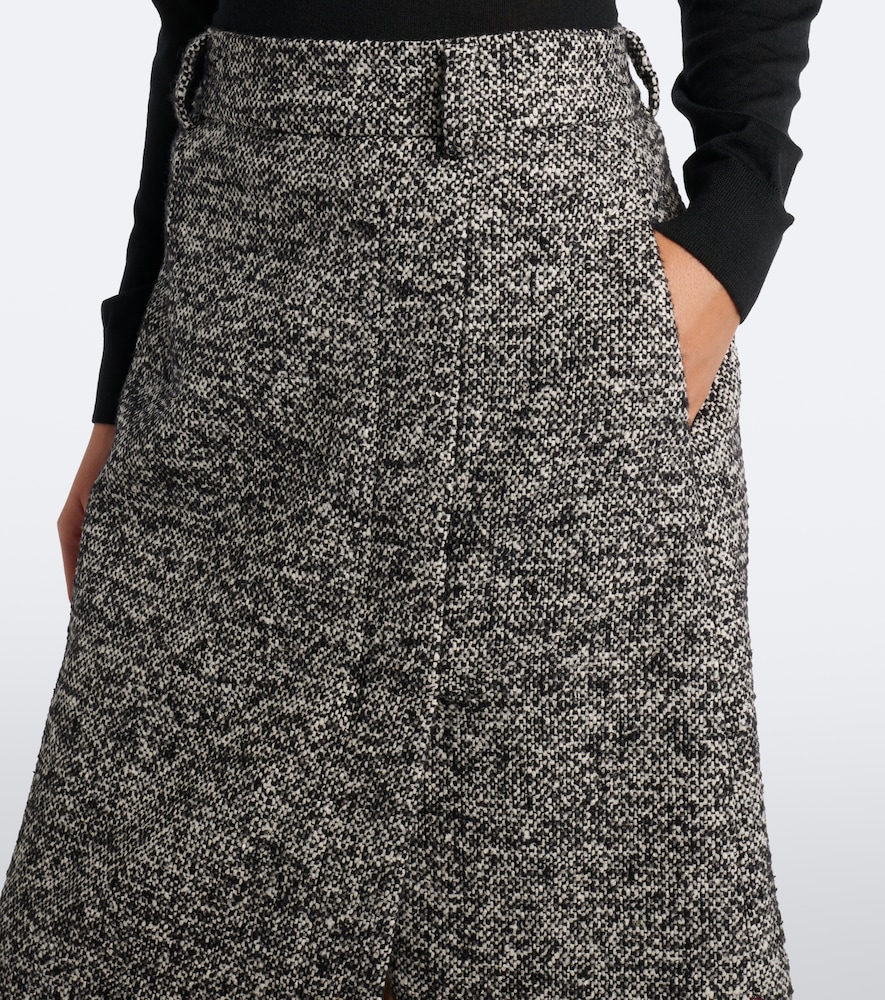 Dolce&Gabbana Wool, Silk, And Alpaca-Blend Tweed Pencil Skirt