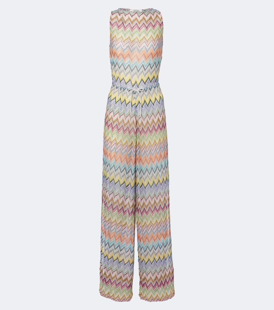 Jumpsuit aus Lamé