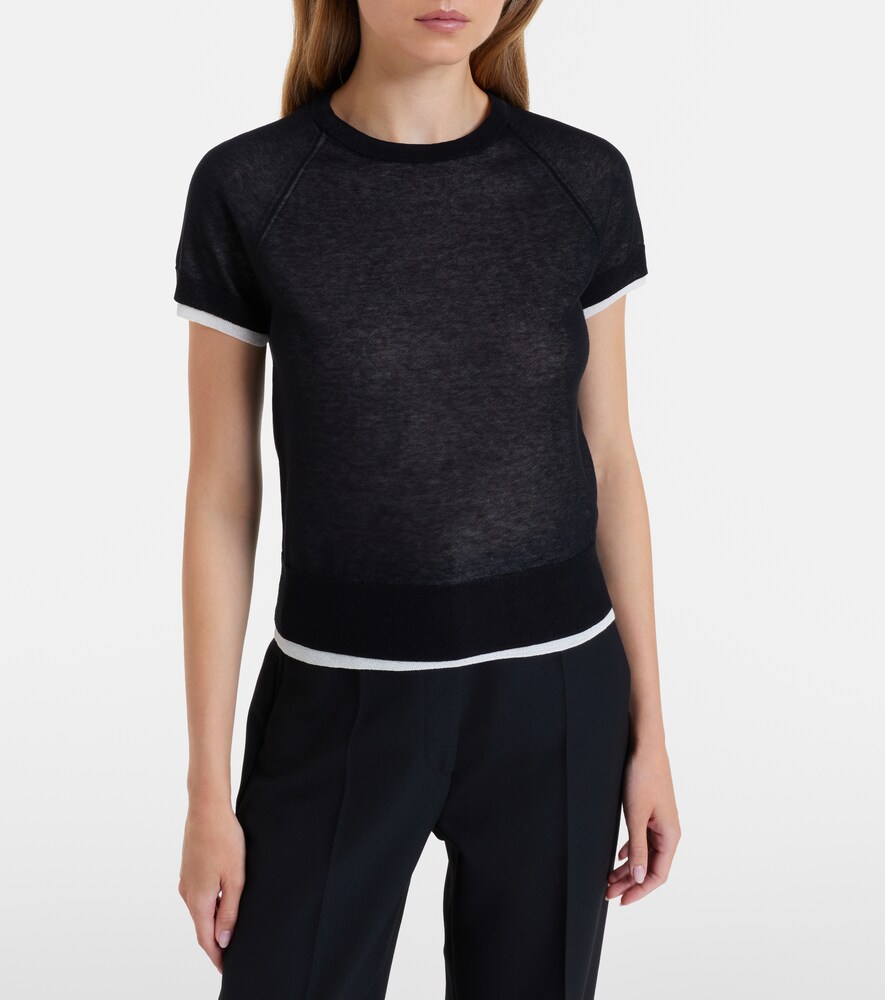 Vince Cotton-blend T-shirt