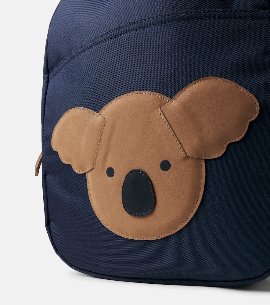  Donsje Donsje Pibbe Leather-trimmed Backpack 