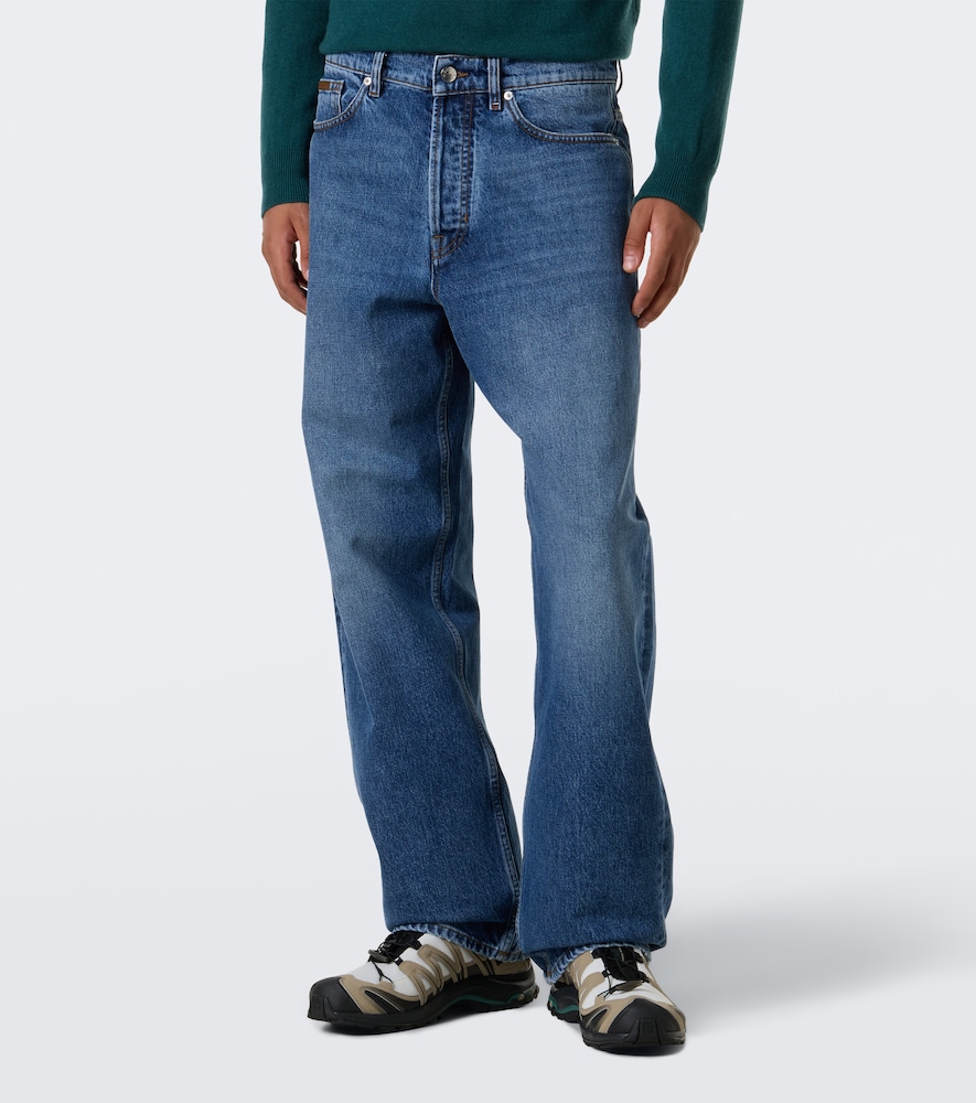 Faded Straight Jeans