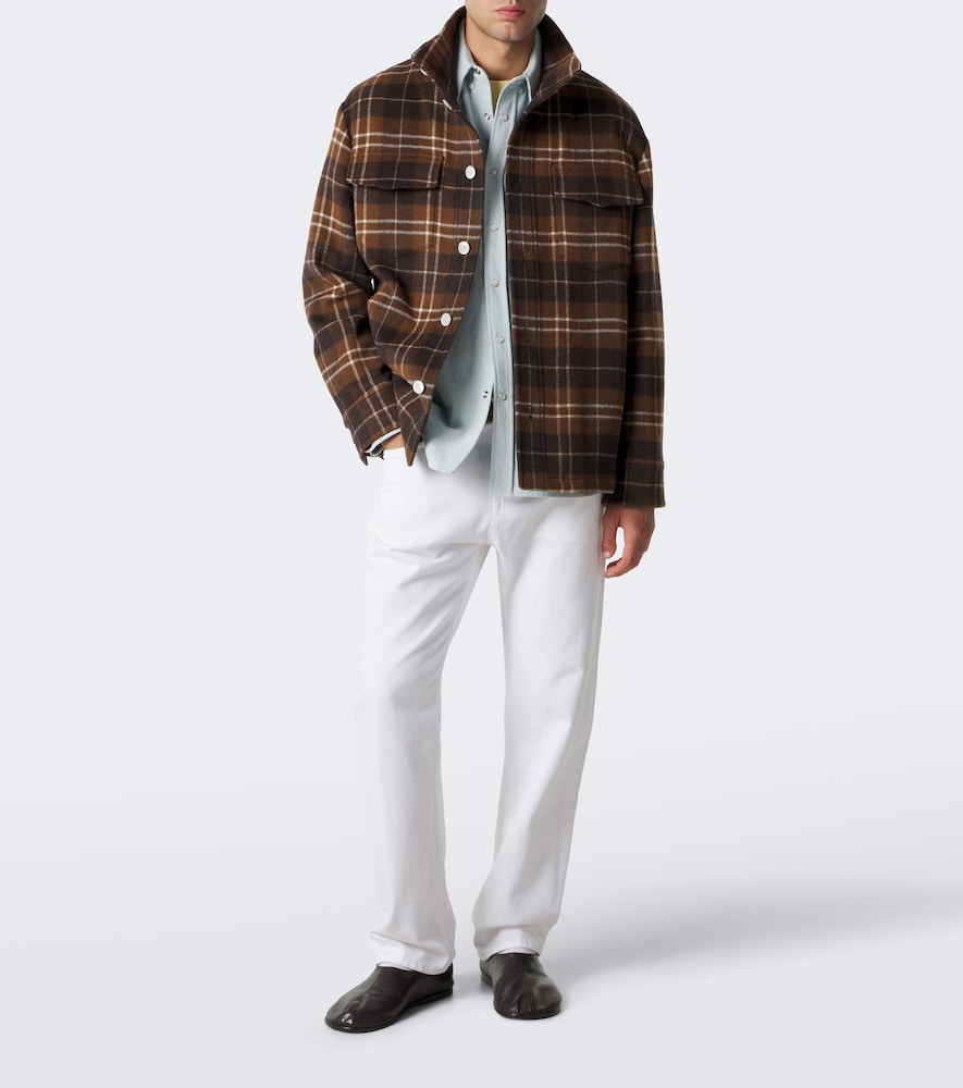 St. Moritz Plaid Cashmere Overshirt