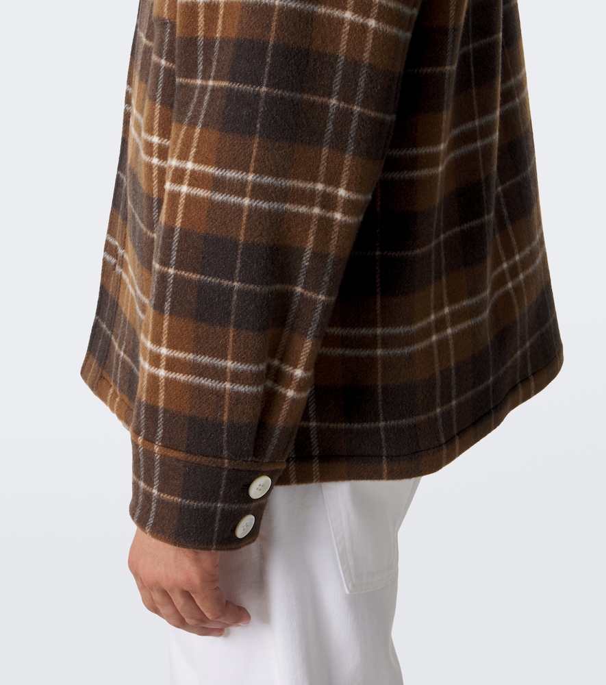 St. Moritz Plaid Cashmere Overshirt
