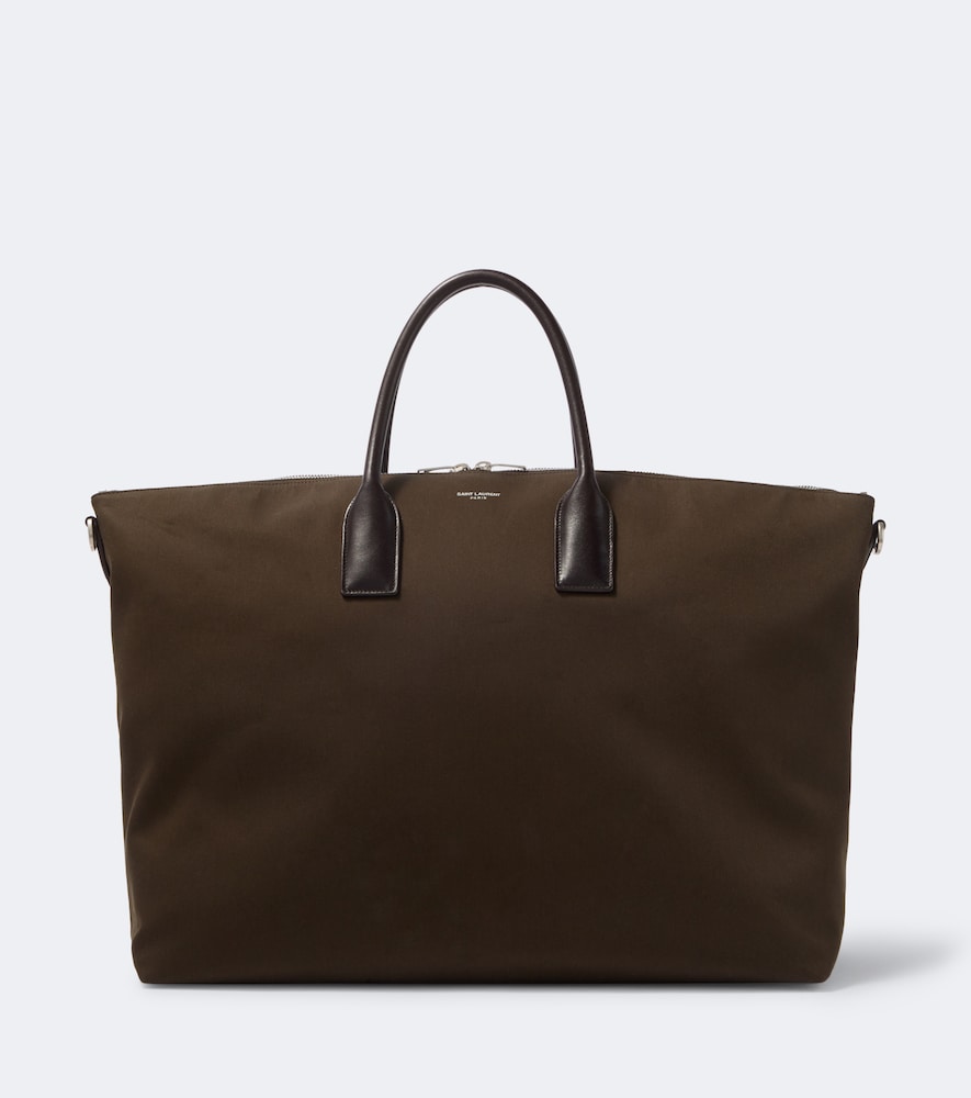 Saint Laurent Cabas en toile et cuir 1750$