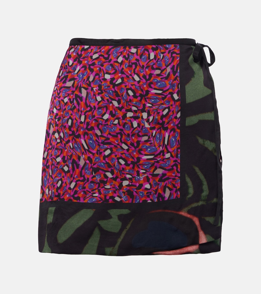 Dries Van Noten Women's Multicoloured Gabrinas Printed Wrap Miniskirt - Mytheresa