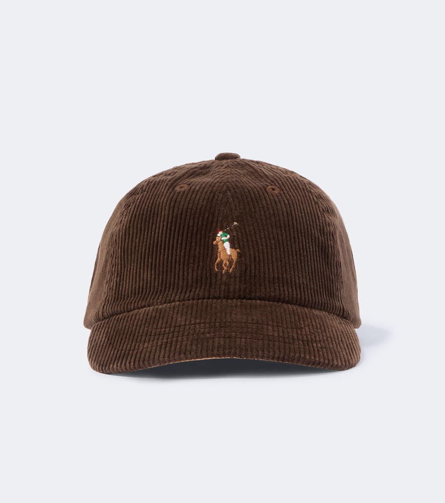 Cappello da baseball in velluto a coste
