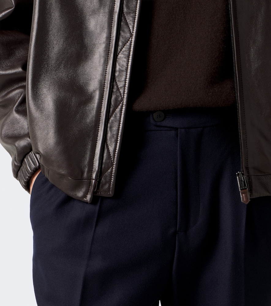 Wool-Blend Chinos