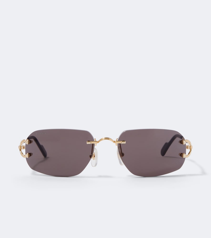 Cartier Eyewear Collection Lunettes de soleil rectangulaires Signature C 1100$