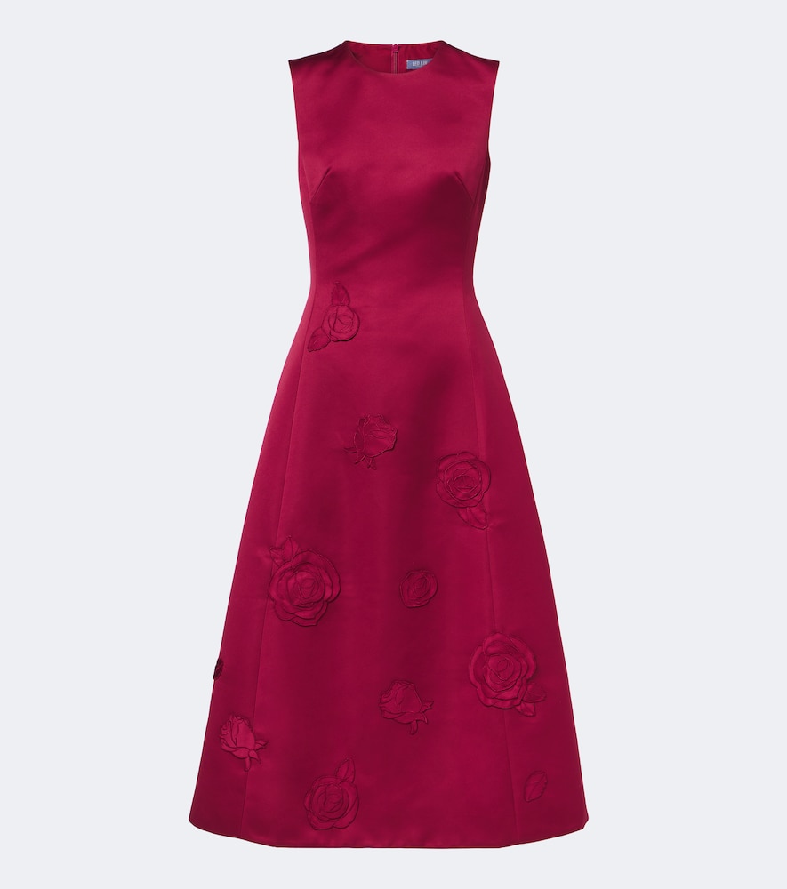 Verziertes Cocktailkleid Cleo aus Satin