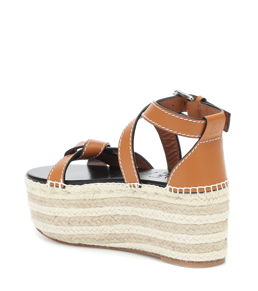 LOEWE Gate platform espadrilles,P00443717
