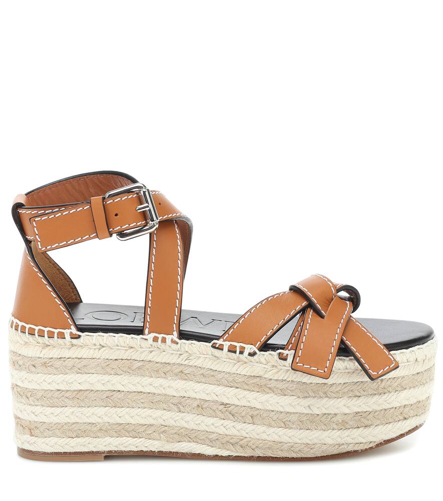 LOEWE Gate platform espadrilles,P00443717