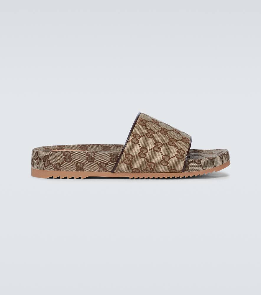 Gucci GG Supreme canvas slides
