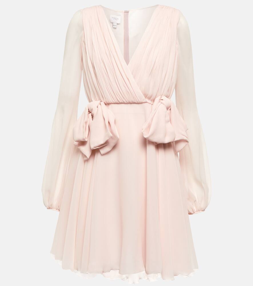 Giambattista Valli Bow-detail ruched minidress