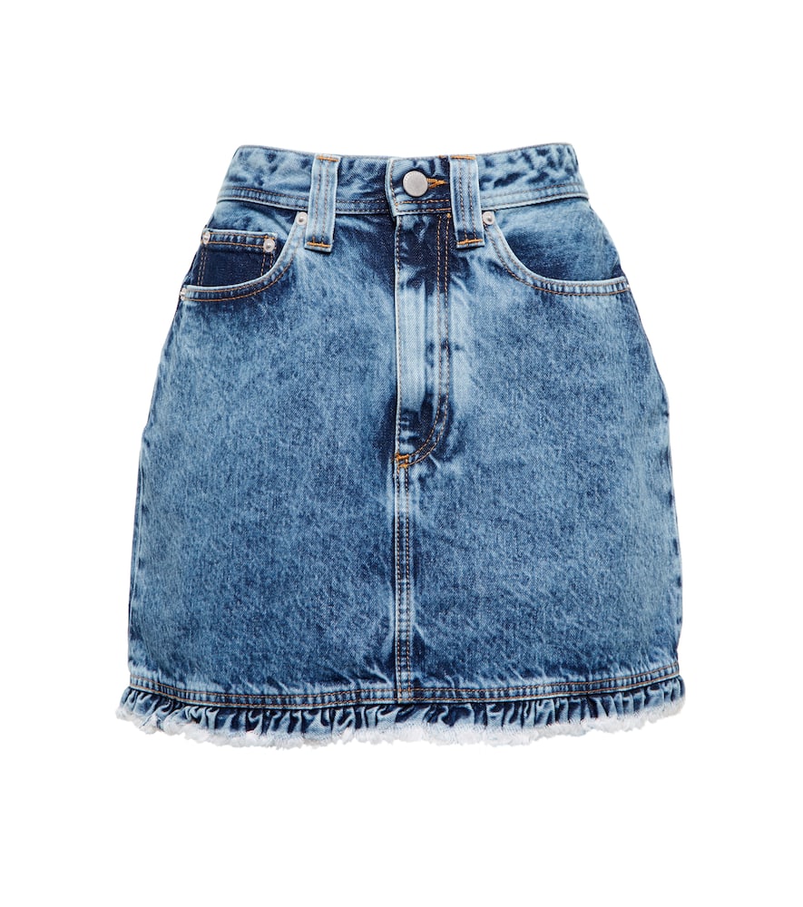 Alessandra Rich Denim miniskirt