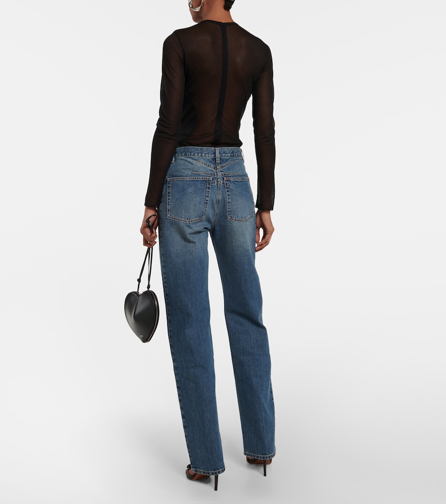  Alaia Alaïa Low-rise Straight Jeans Lover 