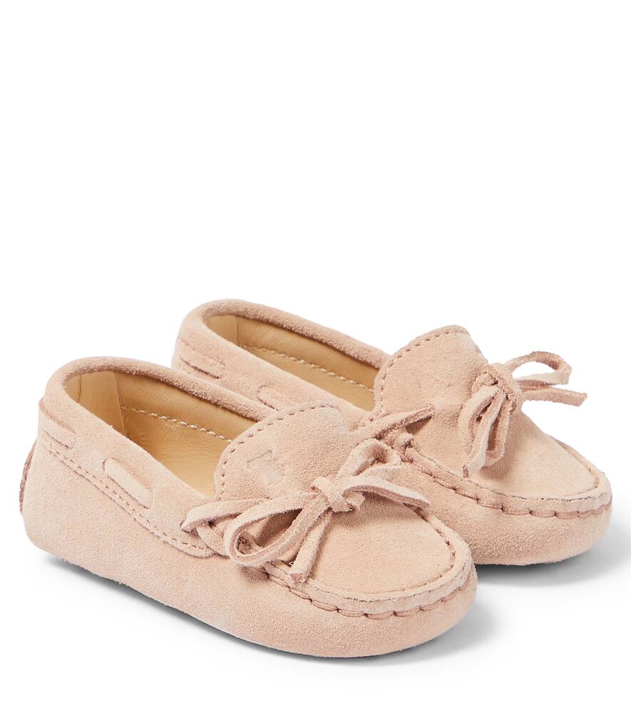 Tod's Junior Baby Gommino suede loafers